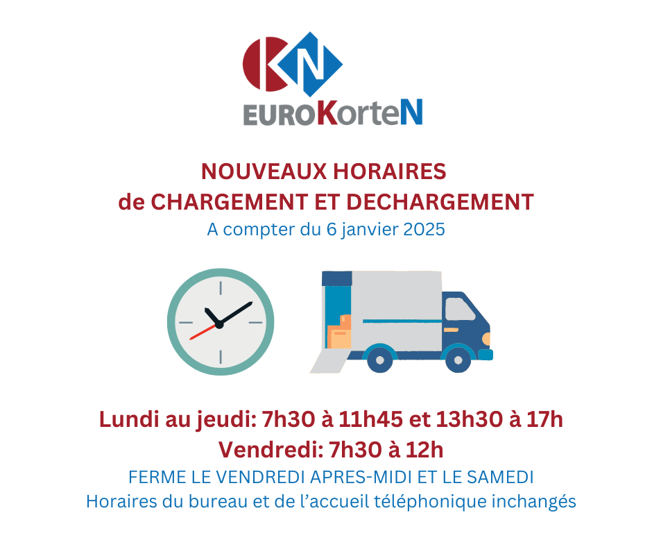 Nouveaux horaires de chargement et déchargement